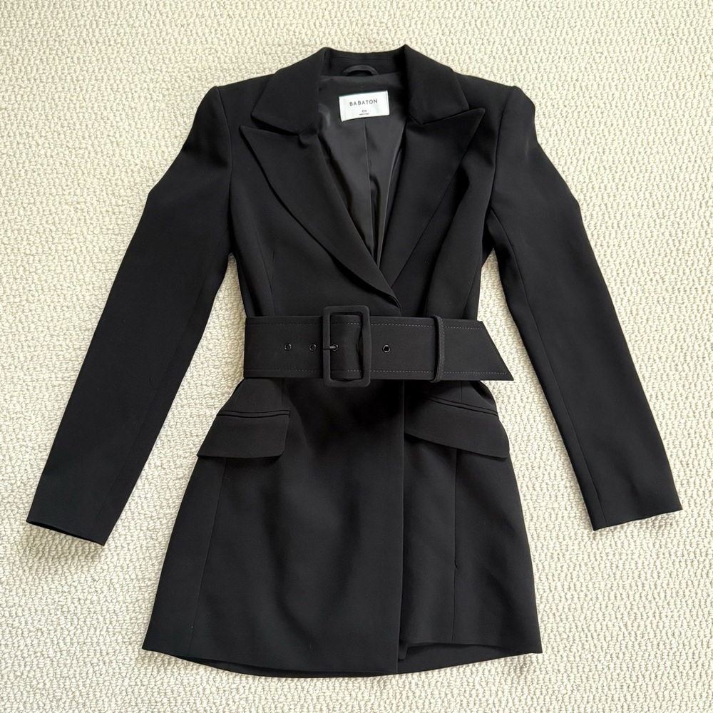 Babaton Futura Blazer Dress in Black - Picture 5 of 7